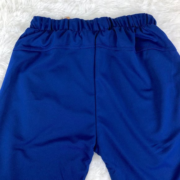 Blue & White Sporty Mid-Rise Joggers Pants L/XL - Picture 5 of 13